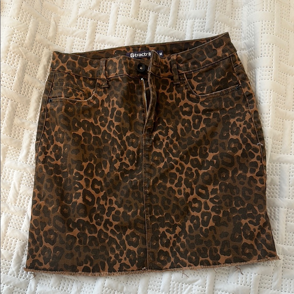 Cheetah Mini Skirt